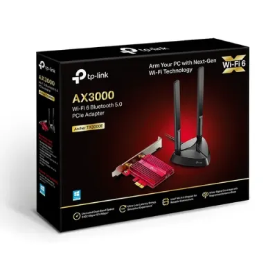 TP-Link Archer TX3000E Tarjeta de Red WiFi 6 PCIe AX3000 TP-Link Archer TX3000E Tarjeta de Red WiFi 6 PCIe AX3000
