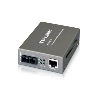 Convertidor Fibra Tp-link Mc200cm Rj45 Giga A Fibra Multimodo