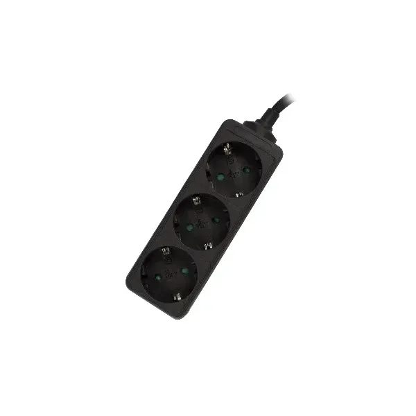 Ewent Regleta 3xSchuko Negra