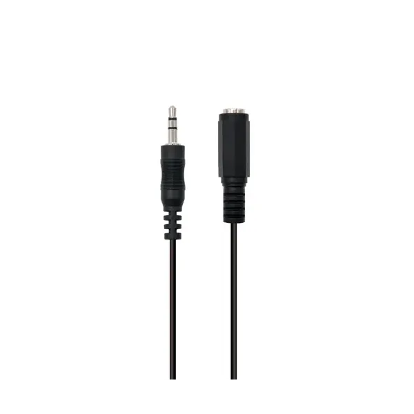 Ewent Cable Jack 3.5mm Macho/Hembra 2m Negro 