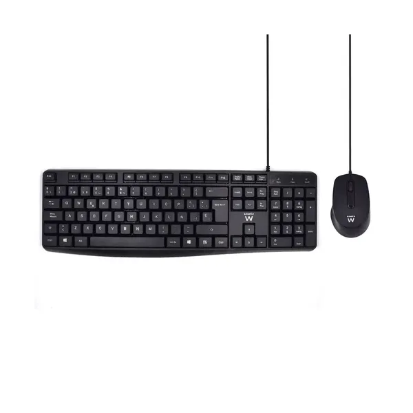 Ewent ew3006 kit teclado+ raton escrit. silenciosa