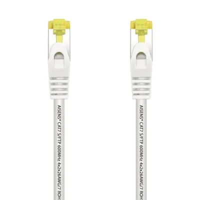 Aisens Cable de Red S/FTP RJ45 Cat.7 25cm Blanco Aisens Cable de Red S/FTP RJ45 Cat.7 25cm Blanco