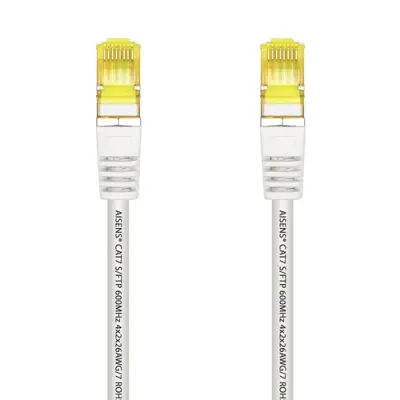 Aisens Cable de Red S/FTP RJ45 Cat.7 25cm Blanco Aisens Cable de Red S/FTP RJ45 Cat.7 25cm Blanco