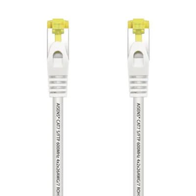 Aisens Cable de Red S/FTP RJ45 Cat.7 25cm Blanco Aisens Cable de Red S/FTP RJ45 Cat.7 25cm Blanco