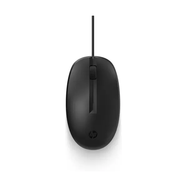 Ratón HP 128/ Hasta 1200 DPI/ Negro
