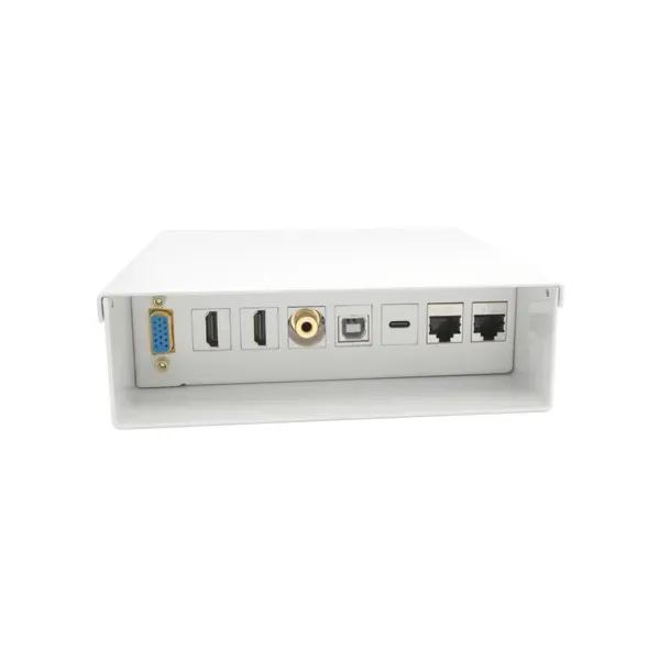 Caja de Conexiones Aisens A127-0720/ VGA - 2x HDMI - Jack 3.5 - USB Tipo-C - USB - 2x RJ45