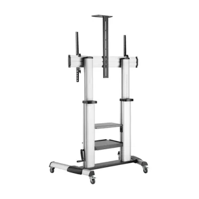 Aisens FT100TE-125 Soporte de Pie Inclinable con Ruedas y Aisens FT100TE-125 Soporte de Pie Inclinable con Ruedas y