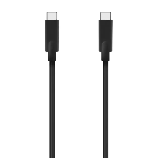 Cable USB 3.2 Tipo-C Aisens A107-0705 10GBPS 5A 100W/ USB Tipo-C Macho - USB Tipo-C Macho/ Hasta 100W/ 2500Mbps/ 3m/ Negro