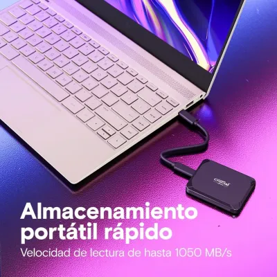 Crucial X9 Disco Externo SSD 4TB USB-C Negro Crucial X9 Disco Externo SSD 4TB USB-C Negro