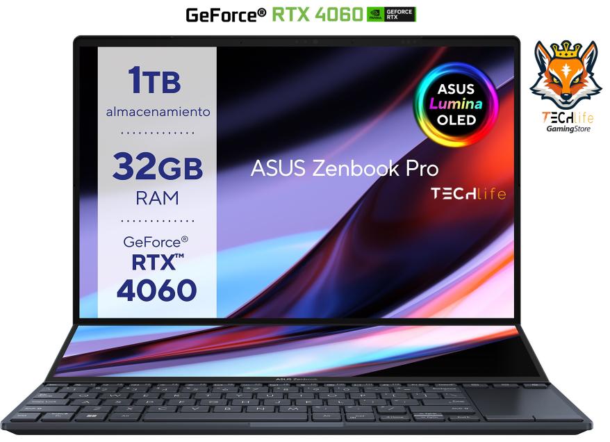 ASUS Zenbook Pro 14 Duo OLED UX8402VV-P1018W Intel Core i9-13900H 3...