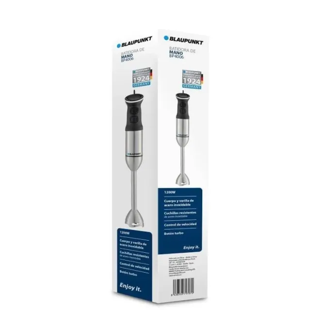 Blaupunkt BP4006 Batidora de Mano 1200W Acero Inoxidable
