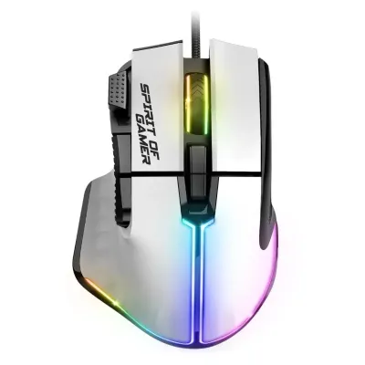 Spirit of Gamer Pro M5 RGB Ratón Gaming 12800DPI Blanco Spirit of Gamer Pro M5 RGB Ratón Gaming 12800DPI Blanco