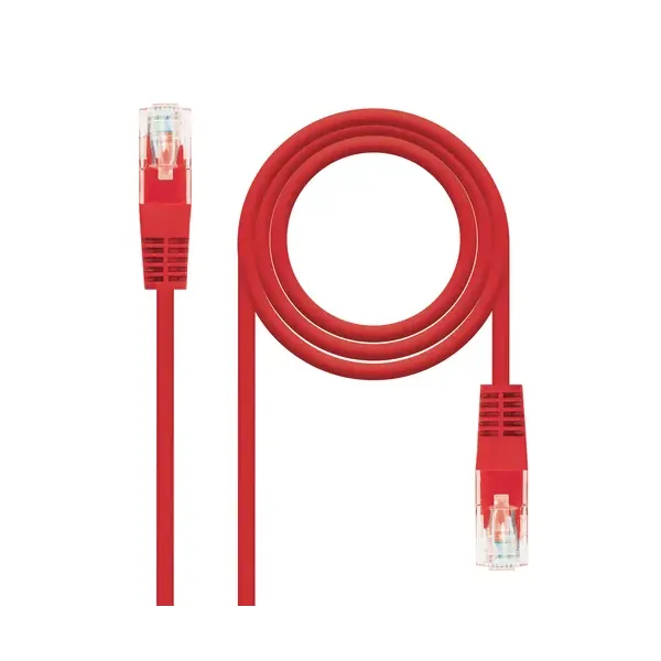 Nanocable Cable de Red RJ-45 UTP AWG24 Cat. 6 2m Rojo