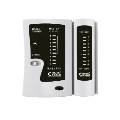 Nanocable Testeador para Cable RJ11/RJ12/RJ45 Nanocable Testeador para Cable RJ11/RJ12/RJ45