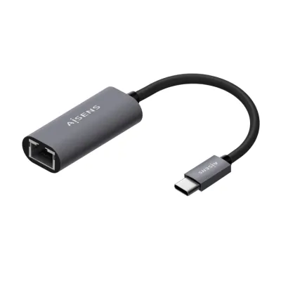 Adaptador USB Tipo-C Aisens A109-0709/ USB Tipo-C Macho - RJ45 Adaptador USB Tipo-C Aisens A109-0709/ USB Tipo-C Macho - RJ45
