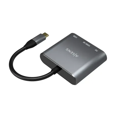Aisens A109-0669 Adaptador USB-C a USB-C/HDMI 4K/USB 3.0 15cm Aisens A109-0669 Adaptador USB-C a USB-C/HDMI 4K/USB 3.0 15cm
