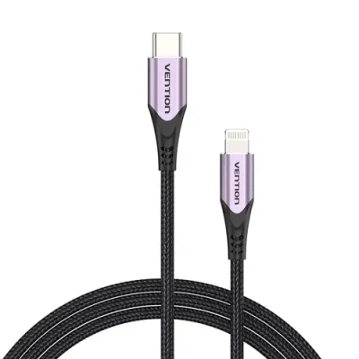 Cable USB 2.0 Tipo-C Lightning Vention TACVF/ USB Tipo-C Macho Cable USB 2.0 Tipo-C Lightning Vention TACVF/ USB Tipo-C Macho