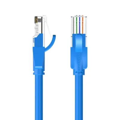 Cable de Red RJ45 UTP Vention IBELI Cat.6/ 3m/ Azul Cable de Red RJ45 UTP Vention IBELI Cat.6/ 3m/ Azul