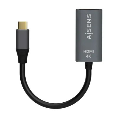 Aisens A109-0683 Conversor USB-C a HDMI 4K 60Hz 15cm Gris Aisens A109-0683 Conversor USB-C a HDMI 4K 60Hz 15cm Gris