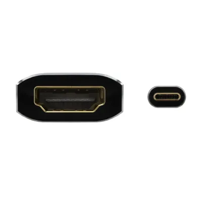 Aisens A109-0683 Conversor USB-C a HDMI 4K 60Hz 15cm Gris Aisens A109-0683 Conversor USB-C a HDMI 4K 60Hz 15cm Gris