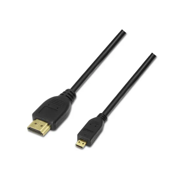 Aisens Cable Micro HDMI a HDMI Macho/Macho 1.8m Negro