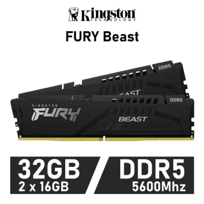 Kingston FURY Beast KIT 32GB DDR5 a 5600MHz CL36 1.25v XMP 3.0