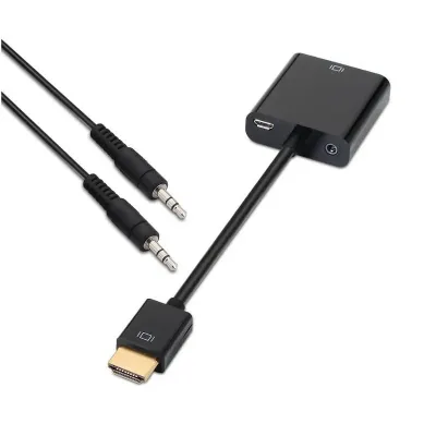 Aisens A122-0126 Adaptador HDMI a SVGA con Audio Macho/Hembra