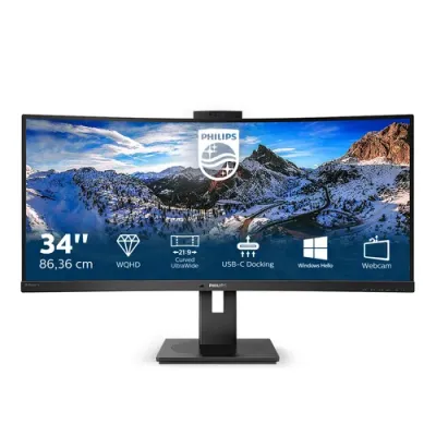 Philips 346P1CRH/00 34" LED UltraWide Quad HD 100Hz Curvo USB-C Philips 346P1CRH/00 34" LED UltraWide Quad HD 100Hz Curvo USB-C