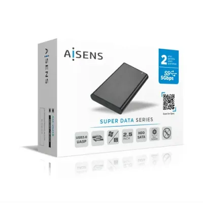 Aisens Caja Externa para Disco Duro 2.5" SATA USB 3.0 Negro Aisens Caja Externa para Disco Duro 2.5" SATA USB 3.0 Negro
