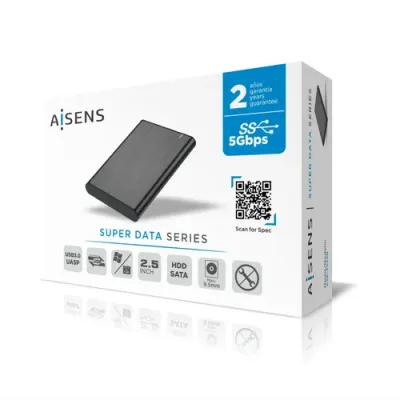 Aisens Caja Externa para Disco Duro 2.5" SATA USB 3.0 Negro Aisens Caja Externa para Disco Duro 2.5" SATA USB 3.0 Negro