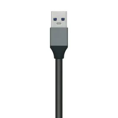 Aisens Adaptador Hub 4x USB 3.0 Negro