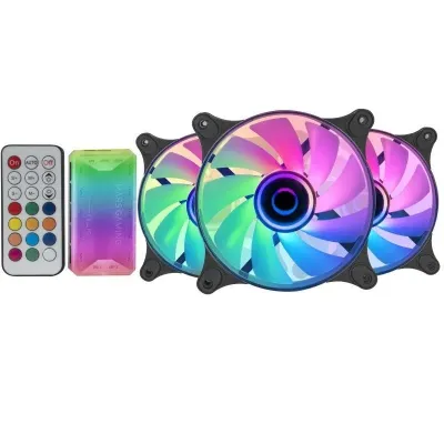 Mars Gaming MF-3DKIT Kit 3 Ventiladores ARGB 12cm Espejo