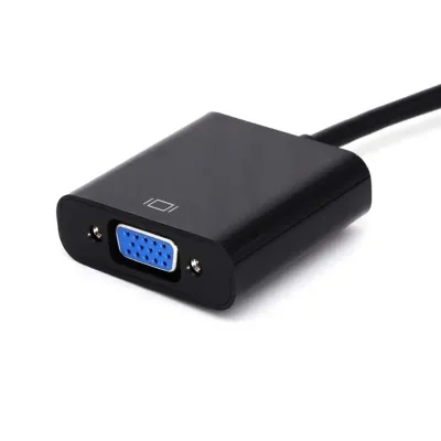 Aisens Adaptador DVI-D a VGA Macho/Macho 10cm Negro