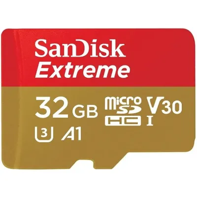 Sandisk Extreme MicroSDXC 32GB Clase 10 UHS-I + Adaptador Sandisk Extreme MicroSDXC 32GB Clase 10 UHS-I + Adaptador