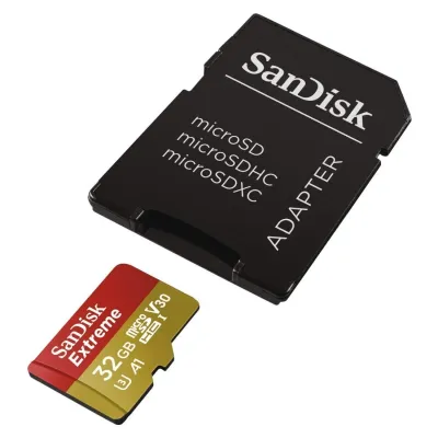Sandisk Extreme MicroSDXC 32GB Clase 10 UHS-I + Adaptador Sandisk Extreme MicroSDXC 32GB Clase 10 UHS-I + Adaptador