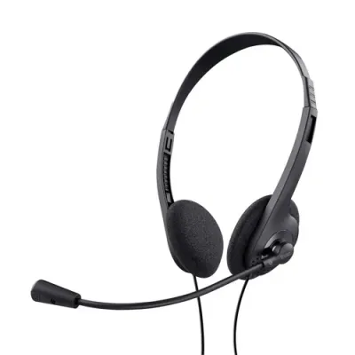 Trust Chat Headset Auriculares con Micrófono Negros Trust Chat Headset Auriculares con Micrófono Negros