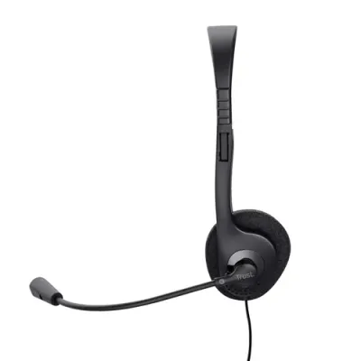 Trust Chat Headset Auriculares con Micrófono Negros Trust Chat Headset Auriculares con Micrófono Negros