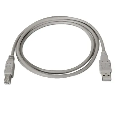 Cable USB 2.0 Impresora Aisens A101-0004/ USB Tipo-B Macho -