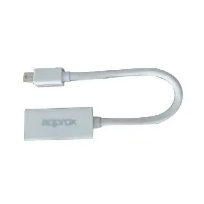 Approx APPC12V2 Adaptador Mini DisplayPort a HDMI Blanco Approx APPC12V2 Adaptador Mini DisplayPort a HDMI Blanco