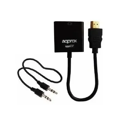 Adaptador Hdmi A Vga Con Audio Approx Appc17 Adaptador Hdmi A Vga Con Audio Approx Appc17