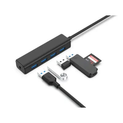 Conceptronic Hub 4x USB 3.0 Negro