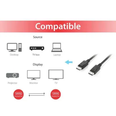 Equip Cable DisplayPort Macho/Macho 1m Equip Cable DisplayPort Macho/Macho 1m