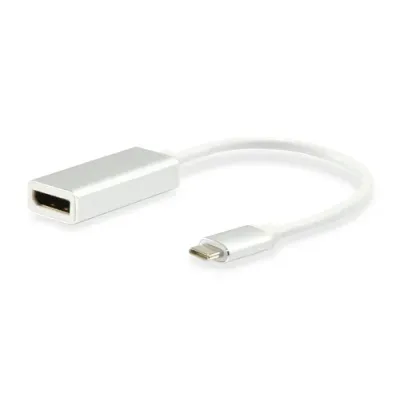 Equip Cable USB Tipo C Macho a DisplayPort Hembra 15cm Plata