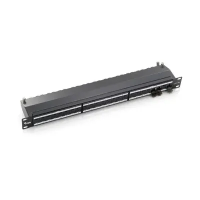 Patch Panel 24 Puertos Categoria 6a Apantallado Premium Color