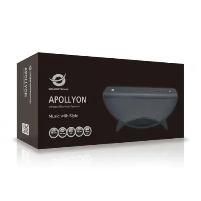 Altavoz Bluetooth Portable Conceptronic Apollyon Color Rojo Altavoz Bluetooth Portable Conceptronic Apollyon Color Rojo
