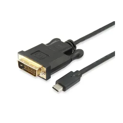 Equip Cable USB-C Macho A DisplayPort DVI 24+1 1.8M Negro