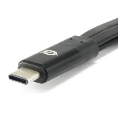 Conceptronic Hub USB-C a USB 3.0 + 2 USB OTG Negro