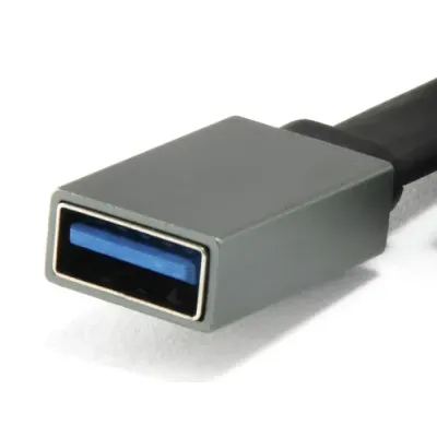 Conceptronic Hub USB-C a USB 3.0 + 2 USB OTG Gris