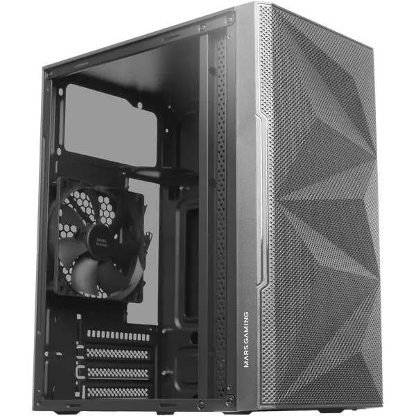 Mars Gaming MC-1500 Minitorre USB 3.0 con Ventana Negra