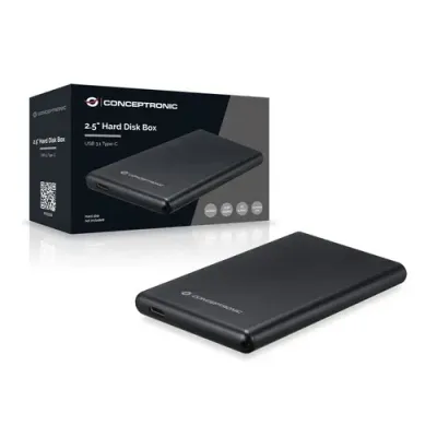 Conceptronic Caja Disco Duro Externo 2.5" USB-C/USB 3.1 Conceptronic Caja Disco Duro Externo 2.5" USB-C/USB 3.1